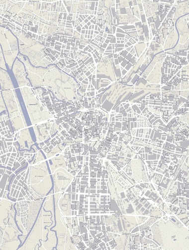 Leipzig with suburbs